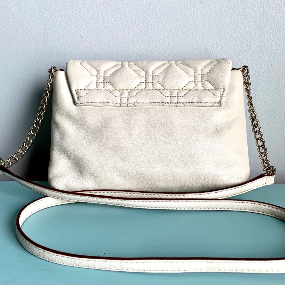 ✨HP✨ KATE SPADE Ivory Leather Crossbody Bag - Picture 4 of 15
